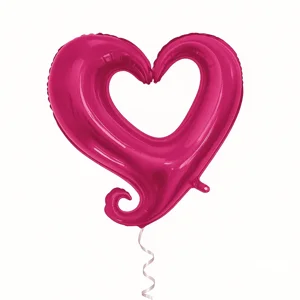 Pink Open Heart Balloon 40inch - image 1