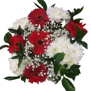 Red & White Harmony - Flower Bouquets