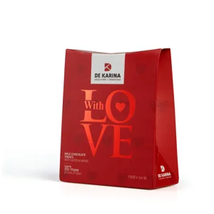 De Karina With Love – Milk Chocolate with Almonds and Sea Salt - image 1