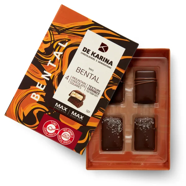 "Bental" Chocolate Squares – Texture Experience by De Karina - image 1