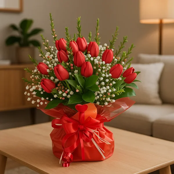 Romantic Red Tulip - image 1