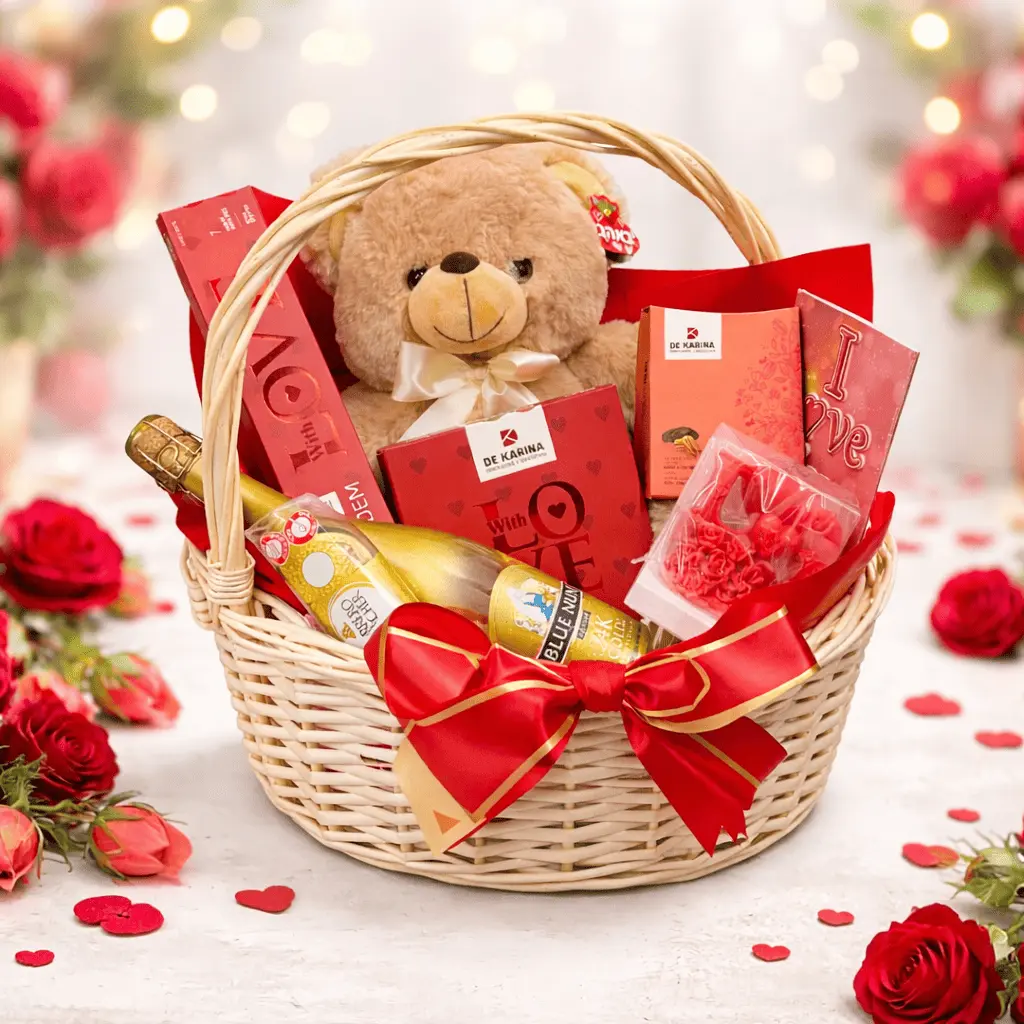 פרחי ערד | «Love» מארז מתנה רומנטי - מארזי מתנות